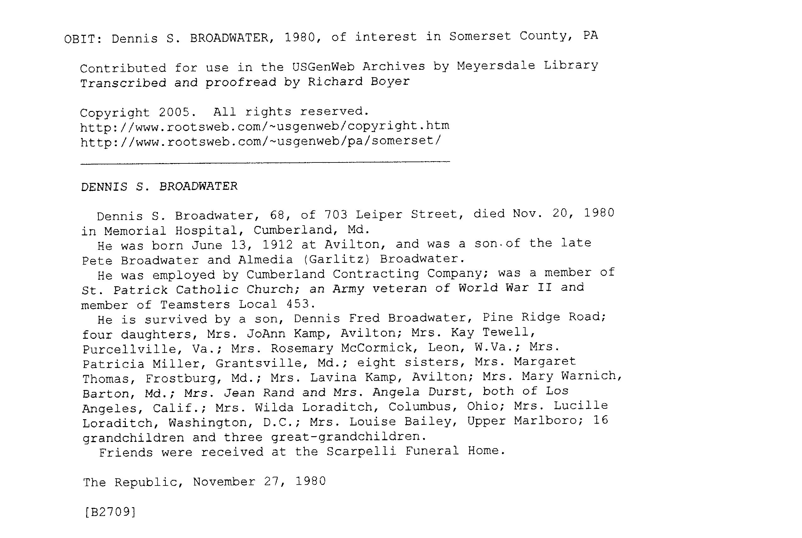 Sarah Almedia Garlitz Broadwater